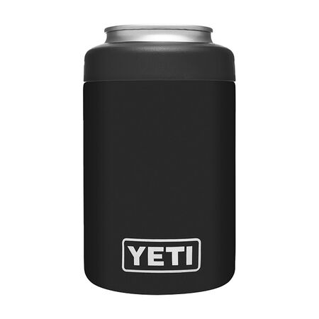 YETI Rambler 12 oz Colster Black BPA Free Can Insulator