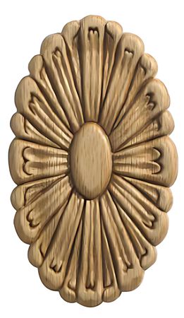 Rosette Small Oak