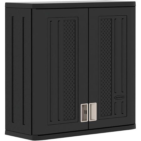 Suncast Wall Storage Cabinet Black
