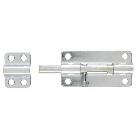 Ace 4 in. L Zinc-Plated Steel Barrel Bolt 1 pk