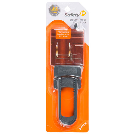 Safety 1st Black Plastic Decor Slide Lock 2 pk