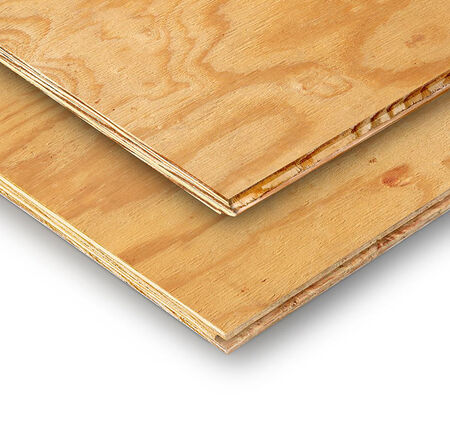 Plywood 4' x 8' x 1-1/8" Tongue and groove Pine