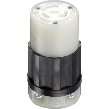 Leviton Industrial Thermoplastic Curved Blade/Ground Locking Connector L5-30R