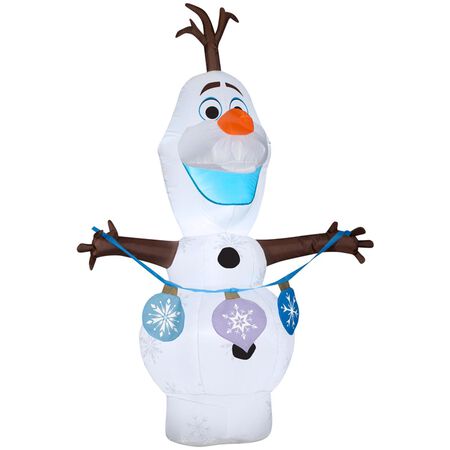 Gemmy LED Frozen 3.5 ft. Frozen 2 Olaf Ornament String Inflatable