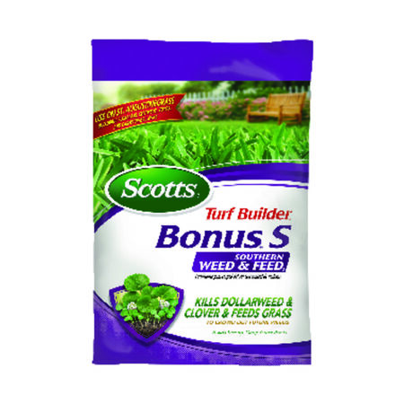 Scotts Turf Builder Bonus S Weed & Feed Southern Lawn Food For Multiple Grass Types 5000 sq ft