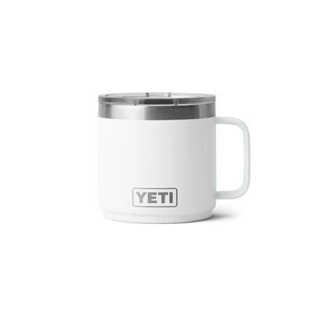 YETI Rambler 14 oz. White BPA Free Ceramic Lined Stackable Mug