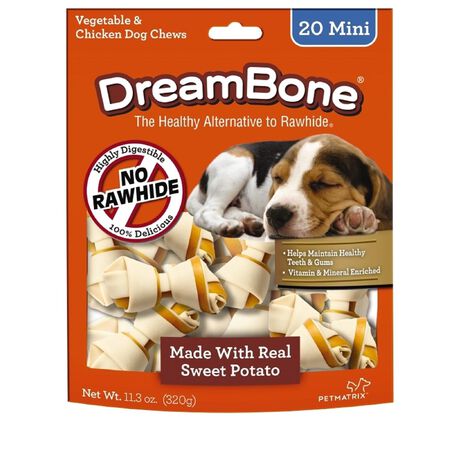 DreamBone Chicken/Sweet Potato Chews For Dogs 24 pk