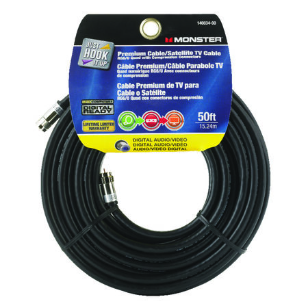 Monster Just Hook It Up 50 ft. Weatherproof Video Coaxial Cable