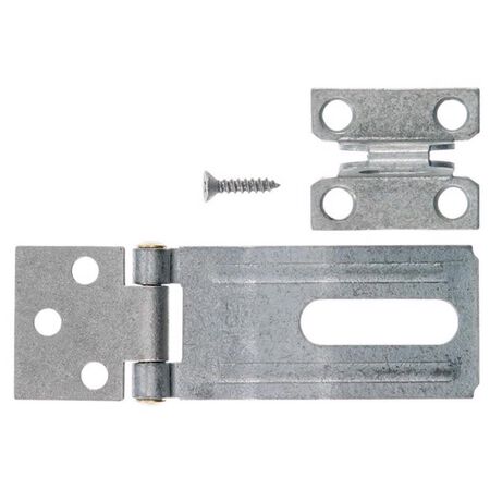 Ace Galvanized Steel 3-1/4 in. L Fixed Staple Safety Hasp