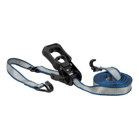Keeper 1.25 in. W X 14 ft. L Gray Ratchet Tie Down Strap 1000 lb 1 pk