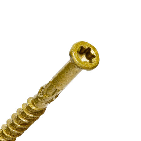Power Pro&reg; Premium Bronze Exterior Trim Screws (#8 x 3 in.) - 98 pc