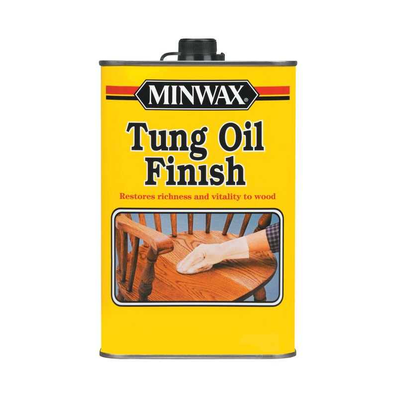 Minwax Tung Oil Finish SemiTransparent Satin Amber OilBased Polyurethane Tung Oil 1 pt Stine