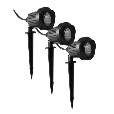 Living Accents Black Low Voltage 4.5 watts LED Pathway Light and Spot Light Kit 3 pk