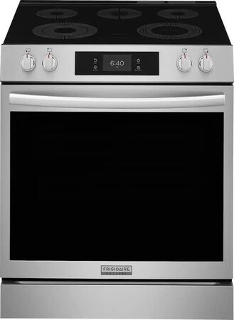 Frigidaire - Gallery 6.2 Cu. Ft. Slide-In Electric Range with Stone-Baked Pizza and 15+ Ways to Cook - Stainless Steel