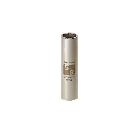 Craftsman 5/8 in. X 1/2 in. drive SAE 6 Point Deep Socket 1 pc