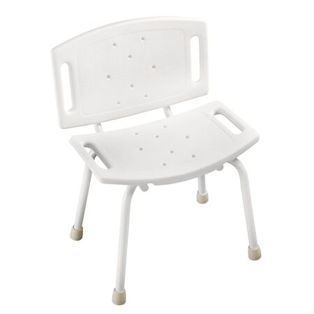 Delta White Plastic Tub and Shower Chair 11 in. L x 28-3/4 in. H