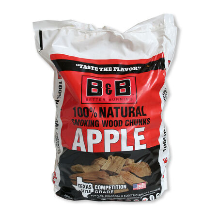 B&B Charcoal All Natural Apple Wood Smoking Chunks 549 cu in