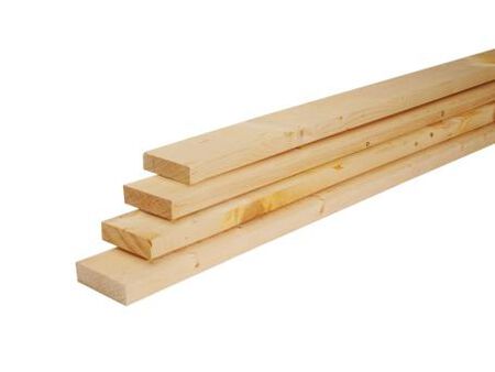 2 in. x 6 in. x 22 ft. White Wood
