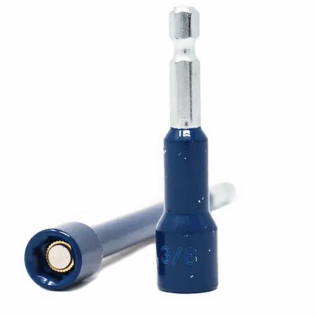 Rack-A-Tiers 3/8 in. Hex Bits Blue 2.5 in.
