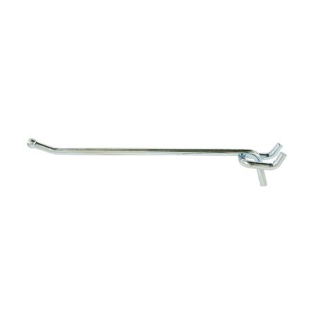 Crawford 10 in. Silver Double Prong Straight Hook