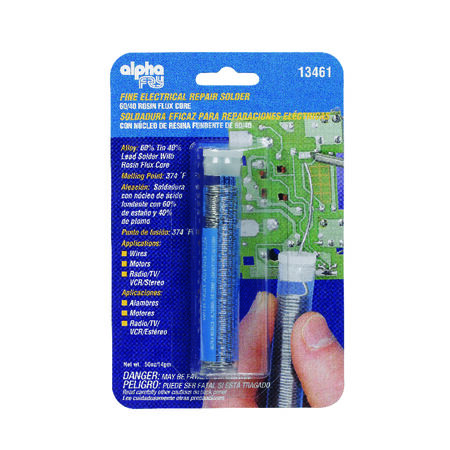 Alpha Fry 0.5 oz Repair Solder 0.03 in. D Tin/Lead 60/40 1 pc