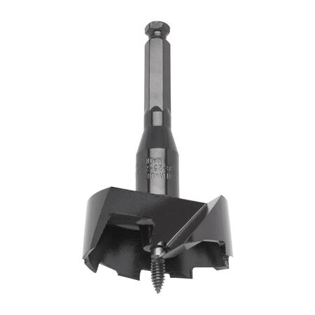 Milwaukee 2-9/16 in. X 6 in. L Heat-Treated Steel Self-Feed Drill Bit Hex Shank 1 pc