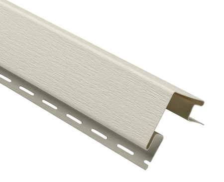 Georgia-Pacific Outside Corner Post Almond 3" x 120" Vinyl Siding Trim