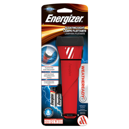 Energizer Weatheready 55 lm Black/Red LED Flashlight AA Battery