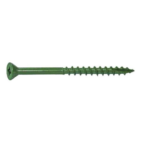 Grip-Rite PrimeGuard Plus 3 in. L Green Star Bugle Head Deck Screws 1 lb 73 pk