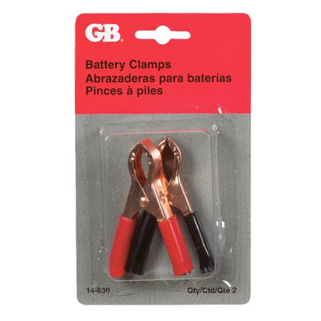 Gardner Bender Insulated Wire Battery Clamps Assorted 2 pk