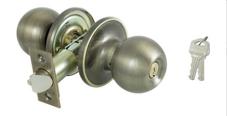 ProSource T3800V-PS Entry Knob, Brass, KW1, KA3 Keyway, 3 Grade, Pack of 3