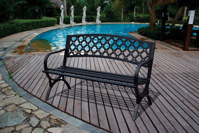 Living Accents Park Bench Steel 33 5 in H x 23 4 in W Living Accents Park Bench Steel 33 5 in H x 23 4 in W
