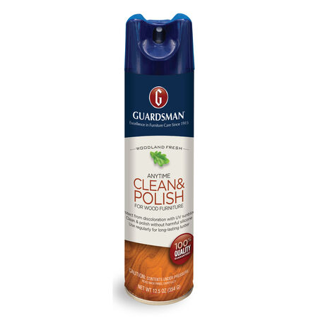 Guardsman Anytime Clean & Polish Woodland Fresh Scent Furniture Cleaner and Polish 12.5 oz Spray
