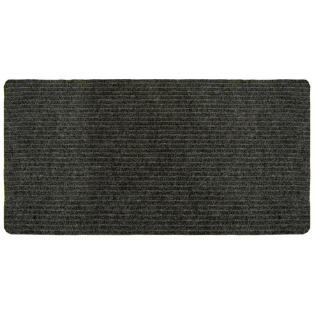 Multy Home Concord 5 ft. L X 2 ft. W Charcoal Indoor and Outdoor Polyester/Vinyl Nonslip Utility Mat