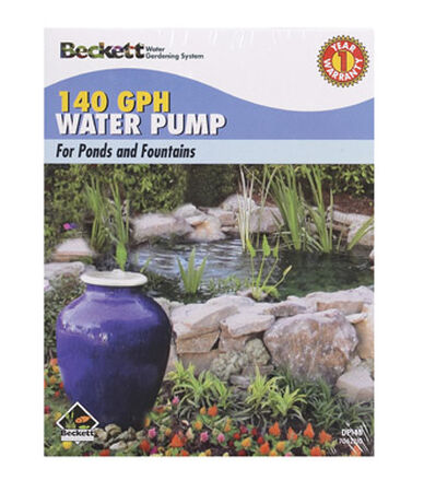 Beckett Plastic Fountain Pump 1/2 in. W 159 gph