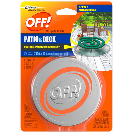 OFF! Insect Repellent Coil For Mosquitoes 1.06 oz