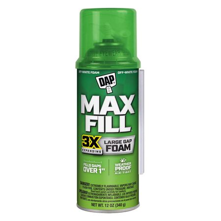 Touch 'n Foam Max Fill Tan Polyurethane Foam Expanding Sealant 12 oz