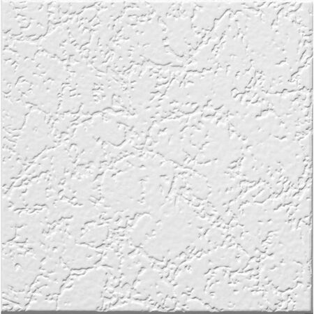 Armstrong Ceilings 1-ft. x 1-ft. GRENOBLE White Mineral fiber Surface-mount Ceiling Tile