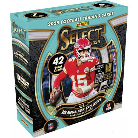 2025 Panini Select Football Mega Box Cards