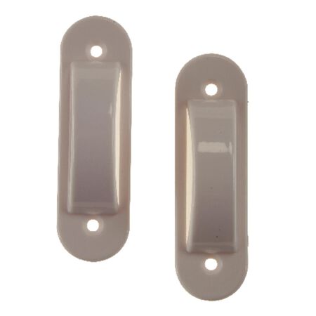 Amerelle Gloss White Plastic Toggle Switch Guard 2 pk