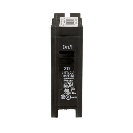 Eaton 20 amps Plug In Single Pole Circuit Breaker