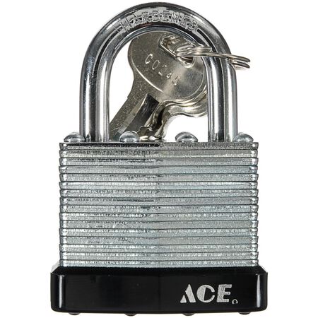 Ace 1-5/16 in. H X 1-9/16 in. W X 7/8 in. L Steel Double Locking Padlock