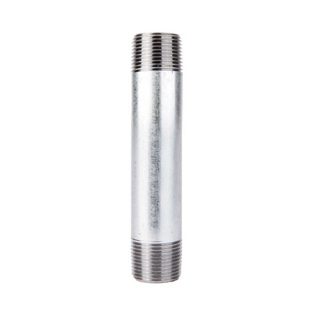 STZ Industries 3/8 in. MIP each X 3/8 in. D MIP Galvanized Steel 5 in. L Nipple
