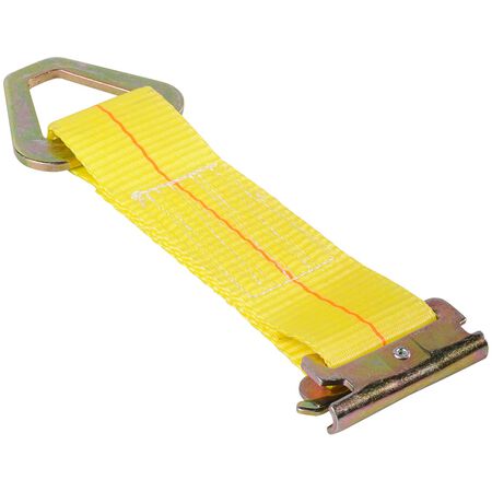 Keeper 2 in. W X 7 in. L Yellow E-Track Tie-Off 2000 lb 1 pk