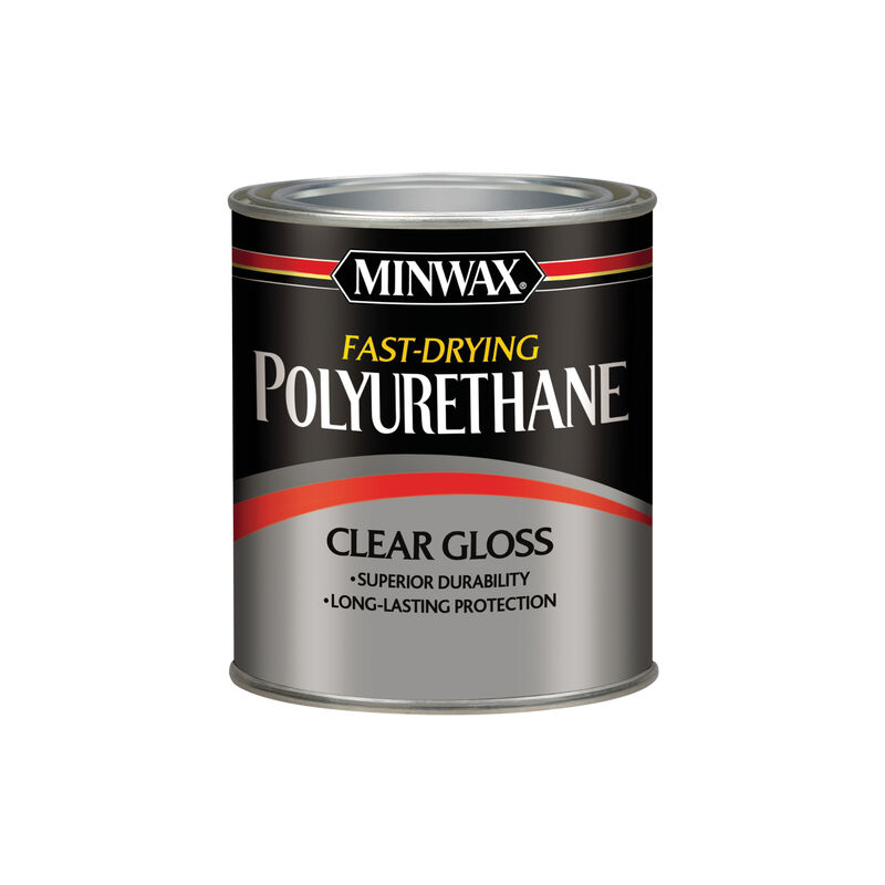 Minwax Gloss Clear OilBased FastDrying Polyurethane 1 qt Stine Home
