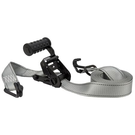 Keeper 1.5 in. W X 12 ft. L Gray Ratchet Tie Down Strap 1000 lb 1 pk