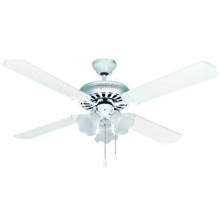 Chate II 52" White Indoor Ceiling Fan