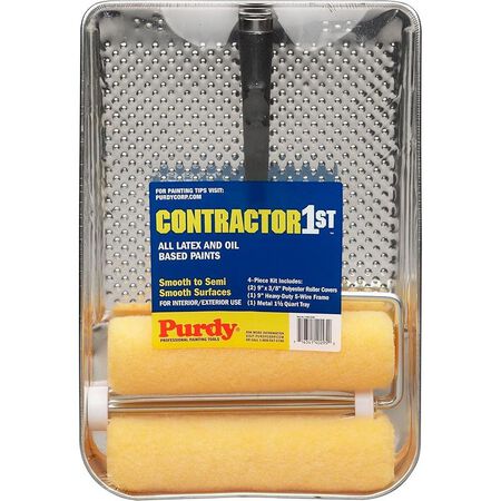 Purdy 140810200 Contractor 1st 4 Piece Paint Kit