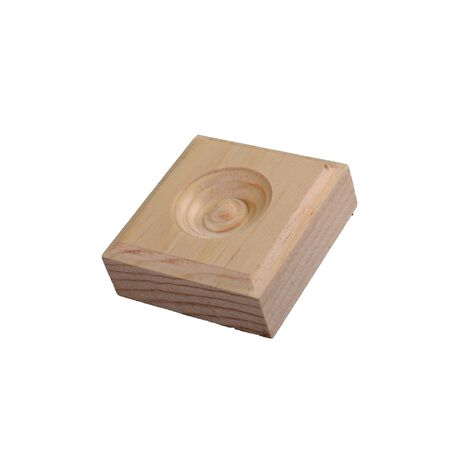 Alexandria Moulding 1 in. H X 2.5 in. W X 2.5 in. L Prefinished Brown Pine Molding