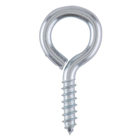Ace 5/32 in. D X 1-5/16 in. L Zinc-Plated Steel Screw Eye 55 lb. cap. 8 pk